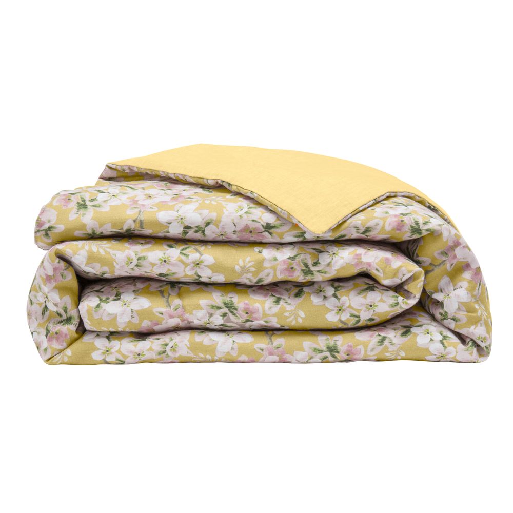 Throw blankets - Bloom Or - Quilt and cushion case - ALEXANDRE TURPAULT