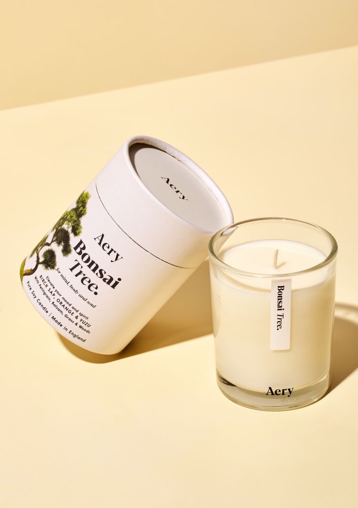 Gifts - White Botanical Soy Candle - AERY LIVING