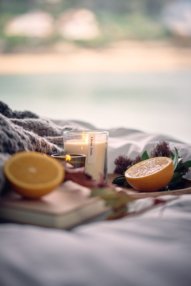 Gifts - White Botanical Soy Candle - AERY LIVING