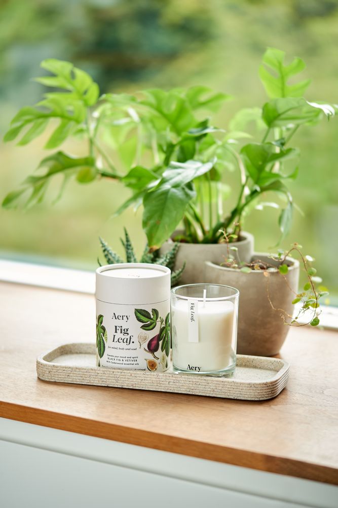 Gifts - White Botanical Soy Candle - AERY LIVING