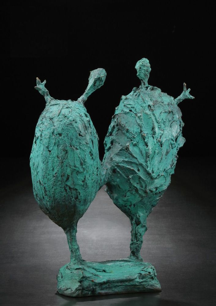 Sculptures, statuettes et miniatures - Sculpture en bronze Happy Together - GALLERY CHUAN