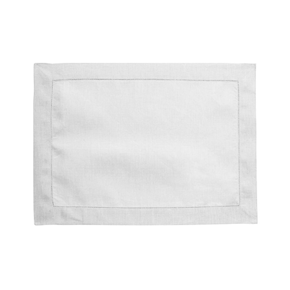 Linge de table textile - Florence Blanc - Serviette, set, tête à tête et nappe en lin - ALEXANDRE TURPAULT