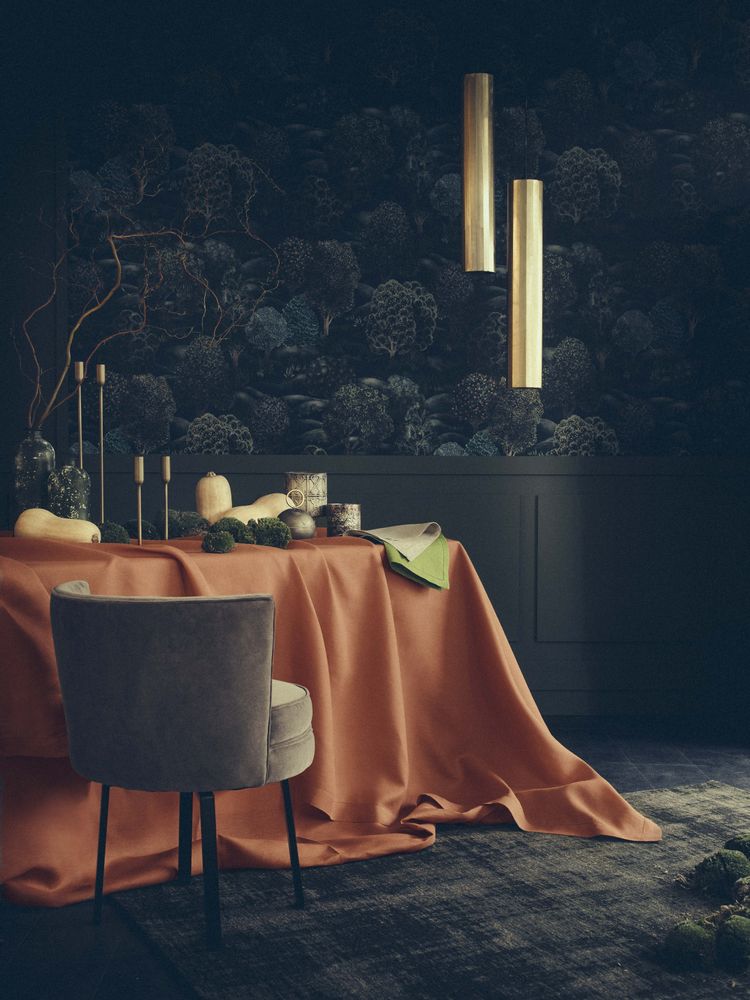 Table linen - Florence Cuivre - Towel, Set, Head to Head and Tablecloth - ALEXANDRE TURPAULT