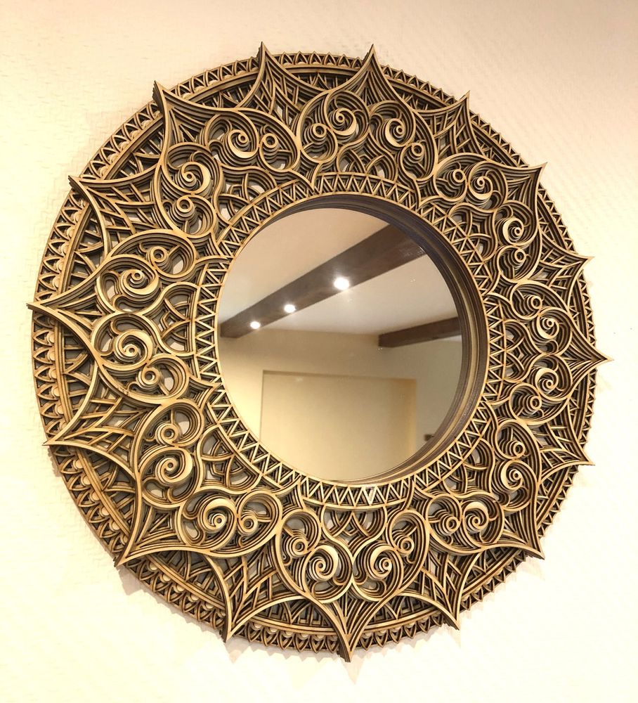 Mirrors - Art Deco Wall Mirror - BHDECOR