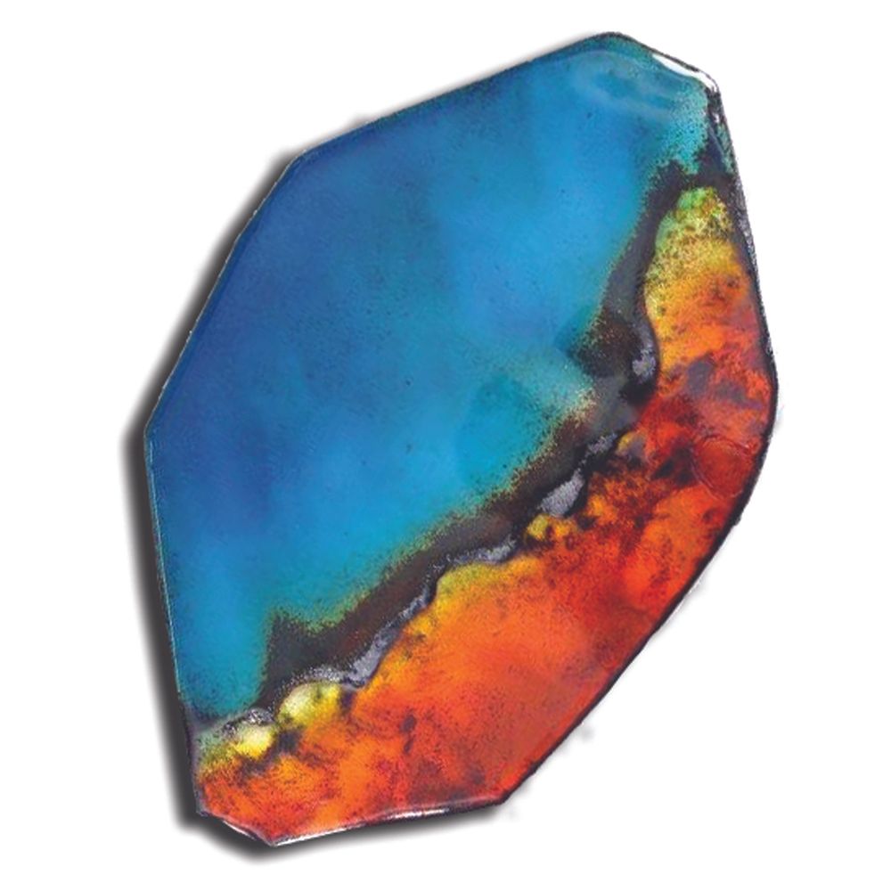 Other wall decoration - Wall composition - ARCHIPELAGO - ANNE DE LA FORGE EMAILLEUR SUR CUIVRE