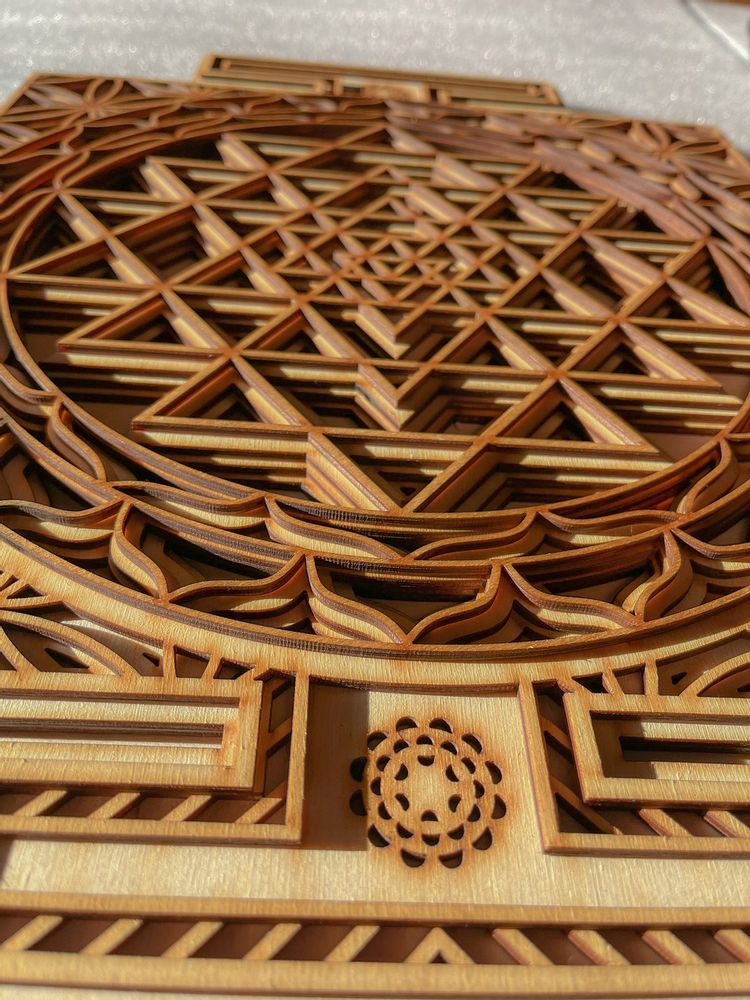 Other wall decoration - Sri Yantra Mandala, Sacred Geometry - BHDECOR