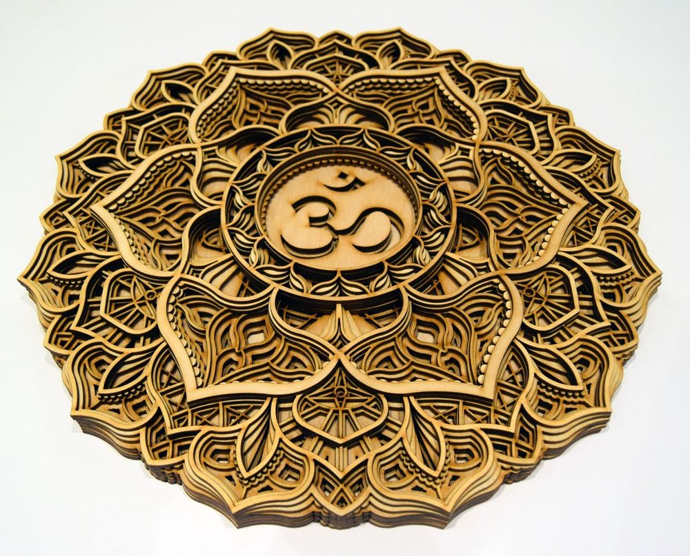 Autres décorations murales - Mandala en forme de couronne à suspendre - BHDECOR