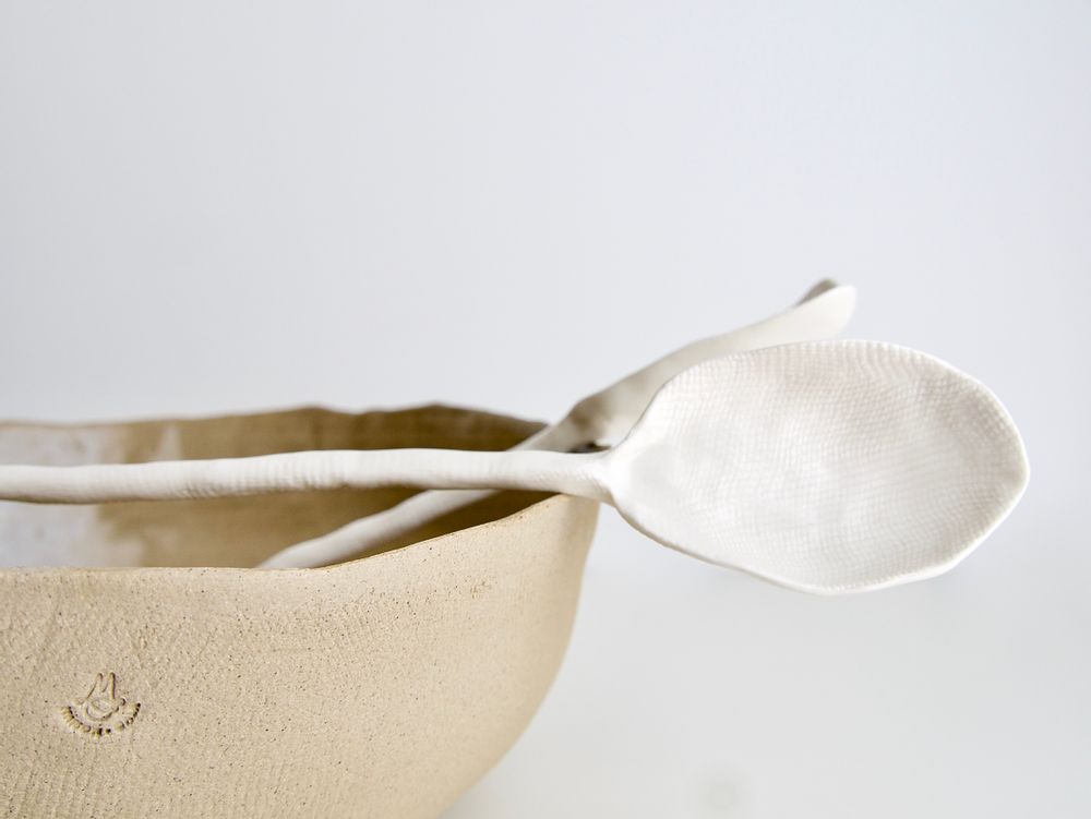 Plats et saladiers - SALADIER EN PORCELAINE DESIGN ITALIEN - MAISON GALA