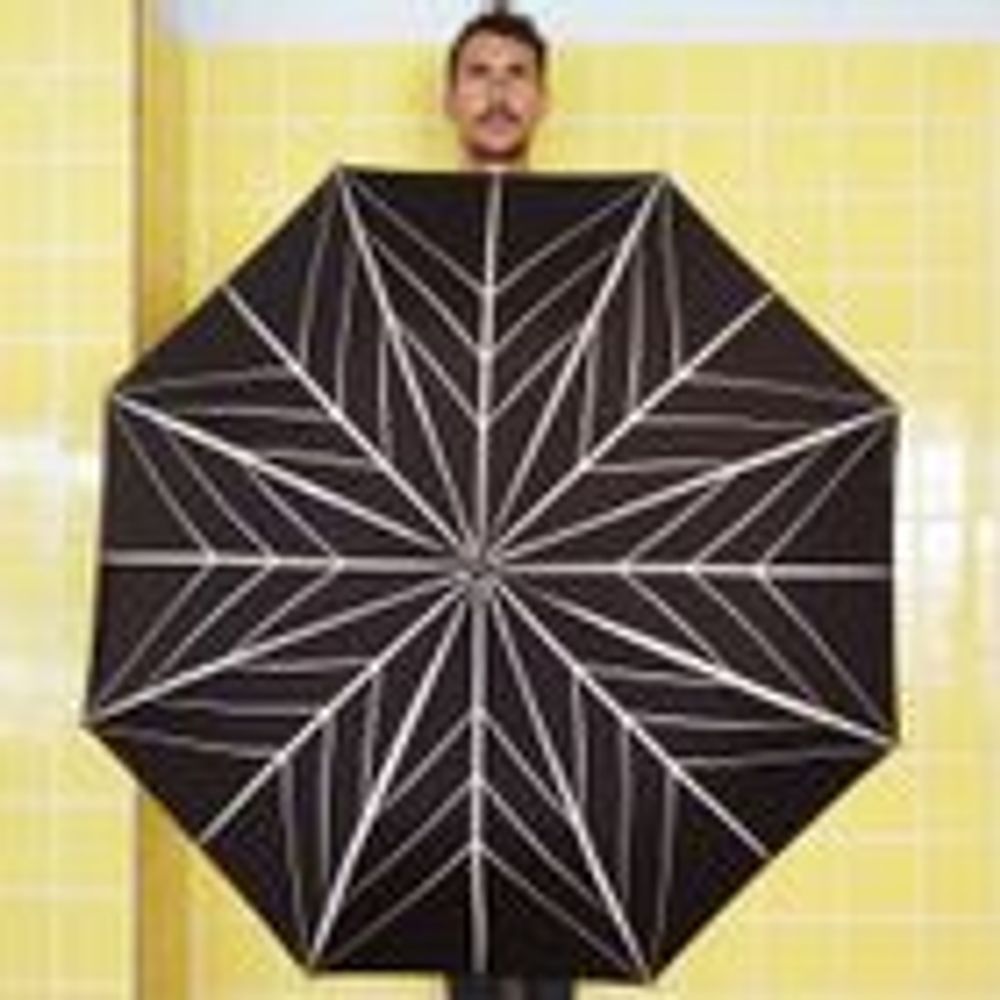 Apparel - Rain umbrella ecologically responsible - Stella blue - Klaoos - KLAOOS
