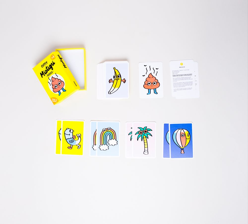 Jeux enfants - JEUX DE CARTE - MISTIGRI / 7 FAMILLES / BATAILLE / POP - OMY