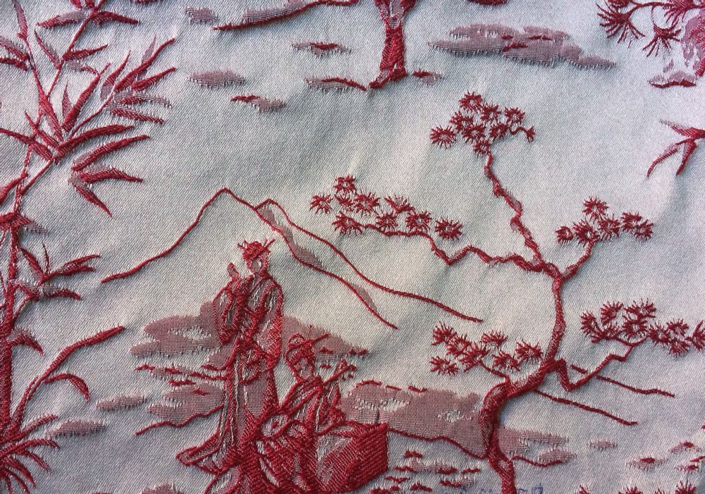 Tissus - Tissu Chinoiserie - ANNAMARIA ALOIS SAN LEUCIO