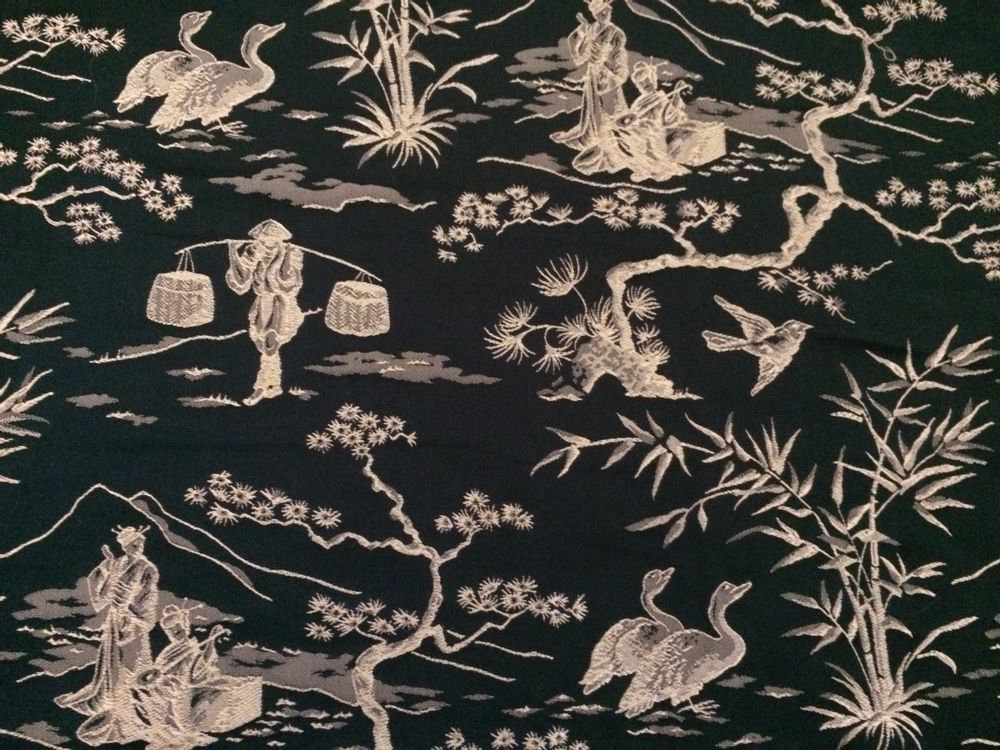 Tissus - Tissu Chinoiserie - ANNAMARIA ALOIS SAN LEUCIO
