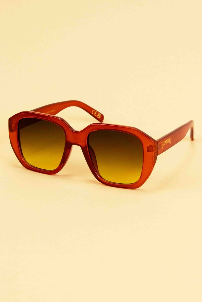 Glasses - Jolene Limited Edition Sunglasses - Rust - POWDER DESIGN