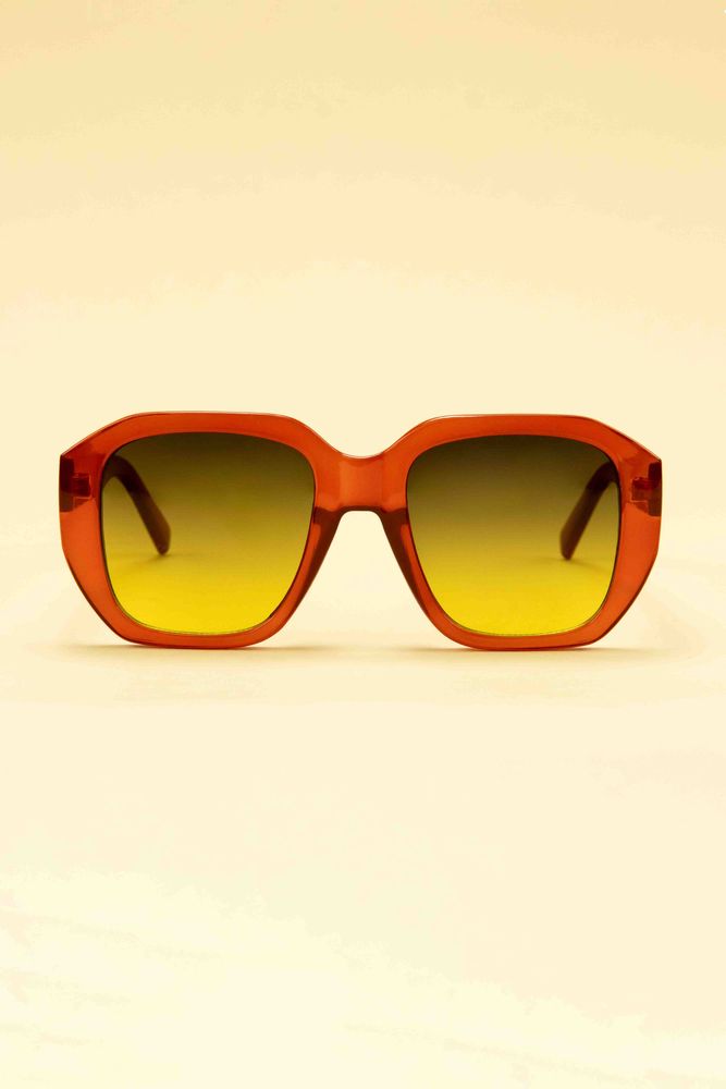 Glasses - Jolene Limited Edition Sunglasses - Rust - POWDER DESIGN