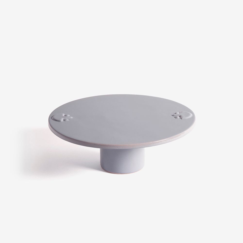 Ceramic - Water Lily - Dish on Stand - DRAGONFLY