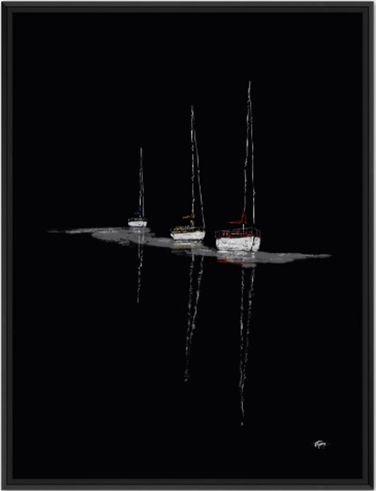 Tableaux - Tableaux Collection Bateaux (Zig zag et Verres illustres) - FTORCY