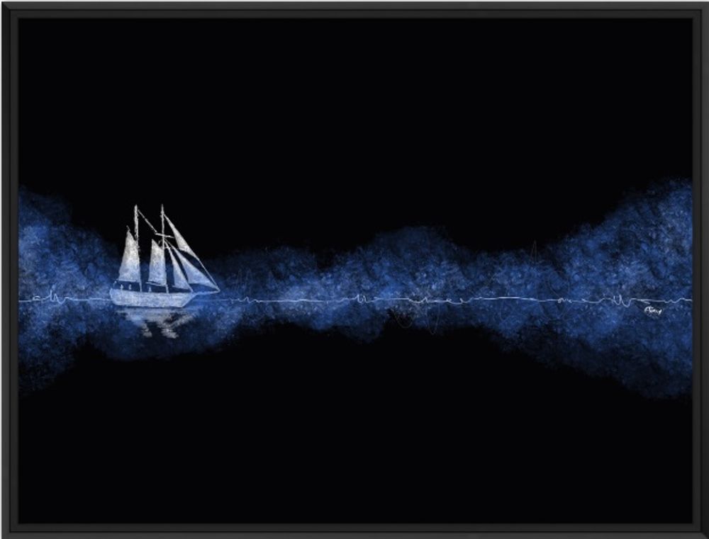 Tableaux - Tableaux Collection Bateaux (Zig zag et Verres illustres) - FTORCY