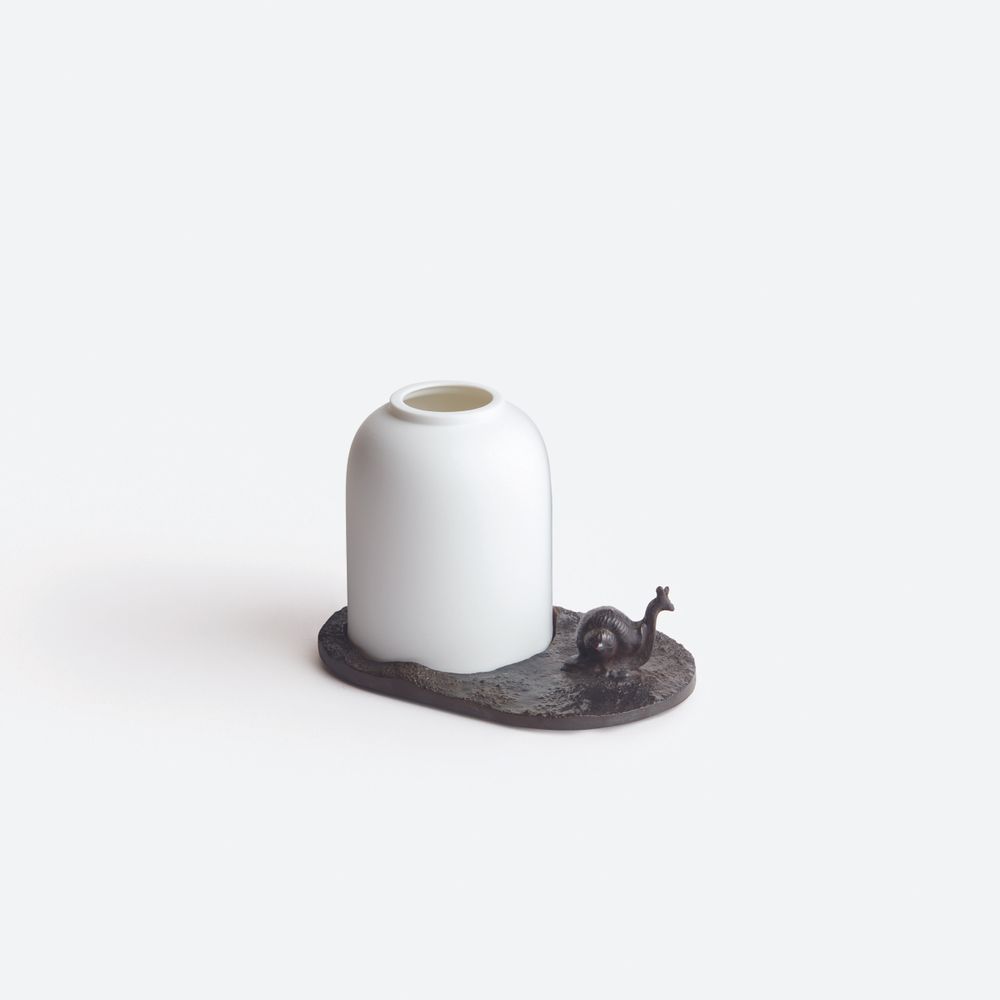 Decorative objects - Fable des Etangs S1 (Tale of the Ponds) - Candle Holder - DRAGONFLY