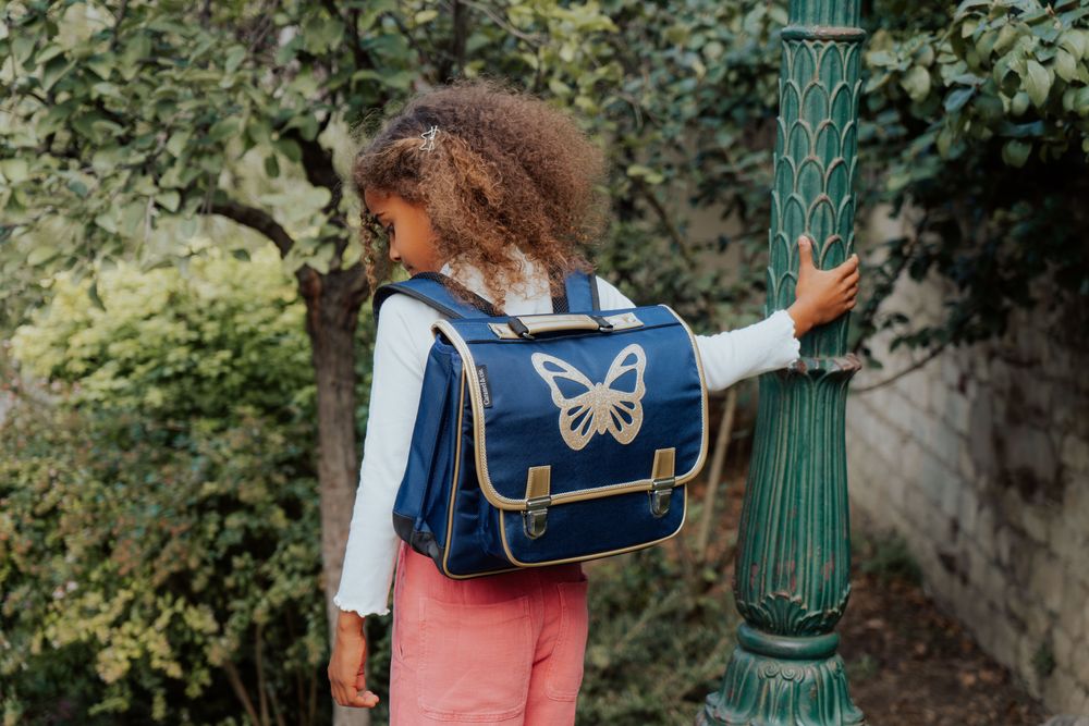 Sacs et cartables enfants - CARTABLE LIBELLULE ET PAPILLON - CARAMEL&CIE