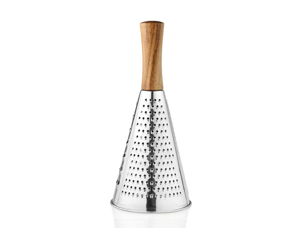 Spice grinders - Stainless steel conic grater Ø10.5x24 cm CC68027 - ANDREA HOUSE