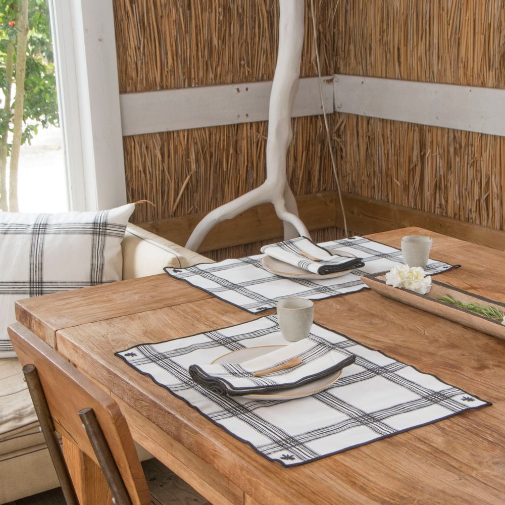 Kitchen linens - Madras table linen - FEBRONIE