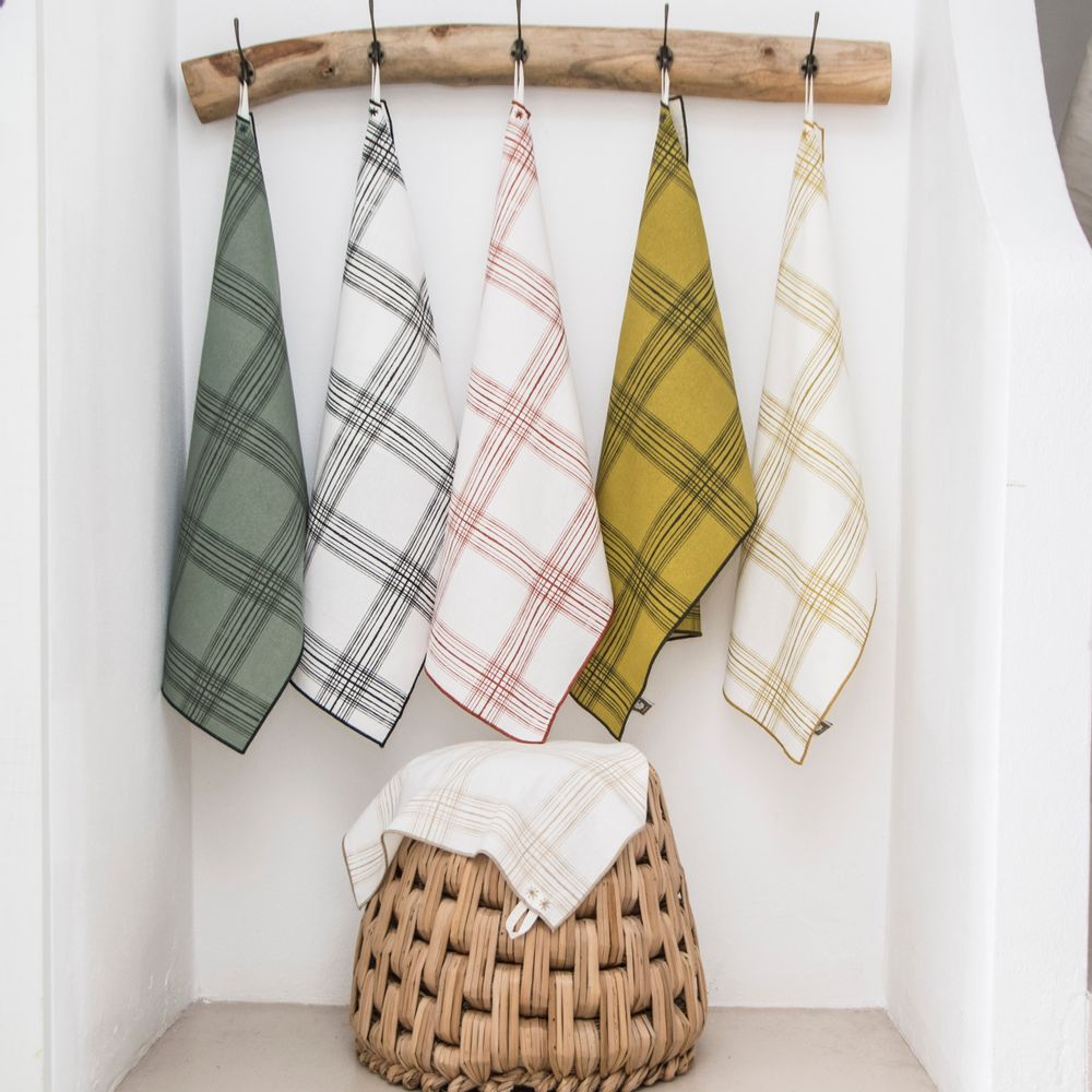 Kitchen linens - Madras table linen - FEBRONIE
