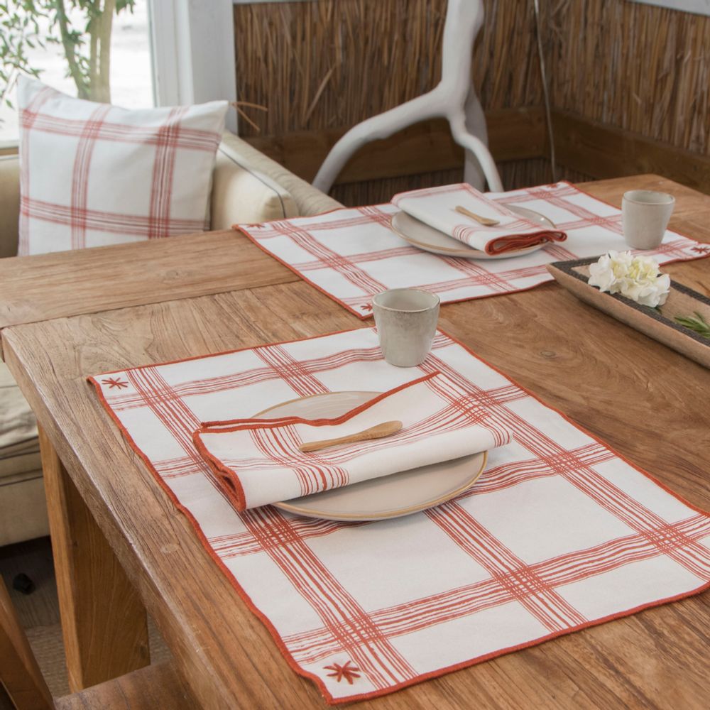 Kitchen linens - Madras table linen - FEBRONIE