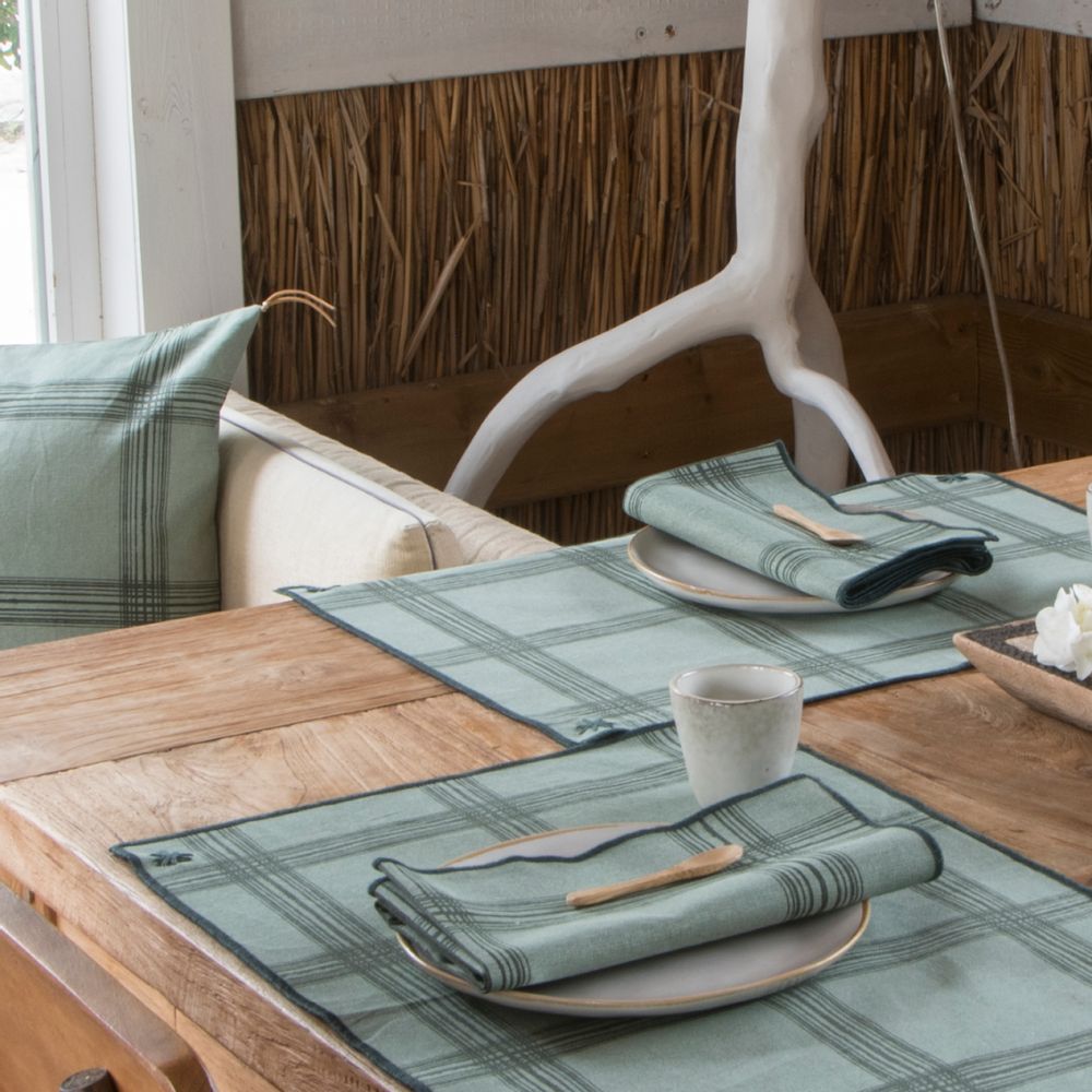 Kitchen linens - Madras table linen - FEBRONIE