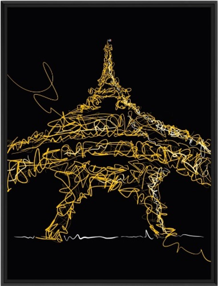 Tableaux - Tableaux Collection Paris (Zig zag et Verres illustres). - FTORCY