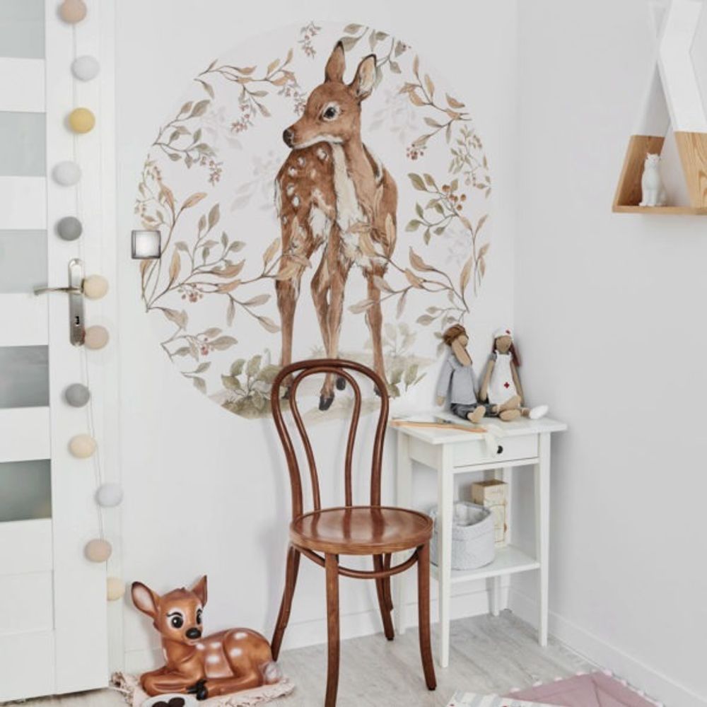 Wallpaper - Deer In A Circle DEKORNIK Wallsticker - DEKORNIK
