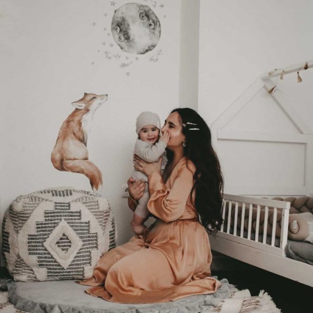 Objets déco enfant - Sticker mural Mr. Fox Good Night DEKORNIK - DEKORNIK