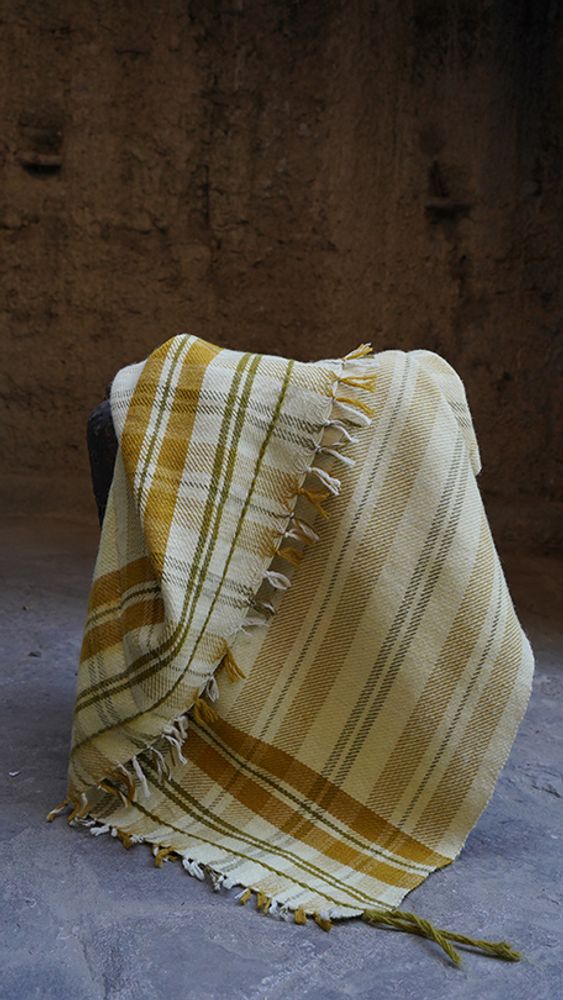 Cushions - DORJIBI THRA SAR KC throw and cushion - BHUTAN TEXTILES