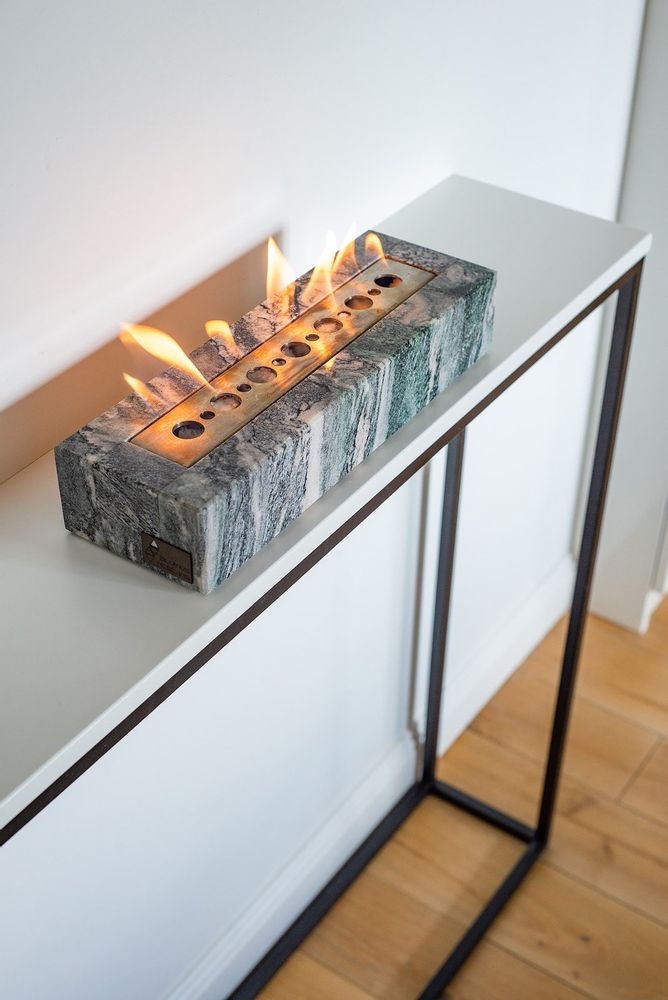 Objets de décoration - Cheminée écologique portable, décor de table, décor personnalisé - BHDECOR