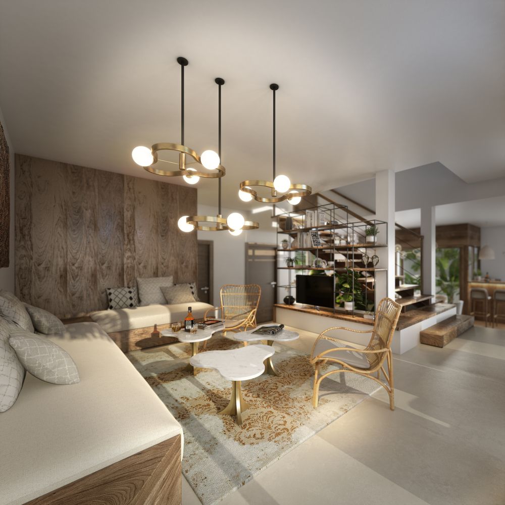 Design objects - Gino 3 pendant lamp - ATELIER LANDON