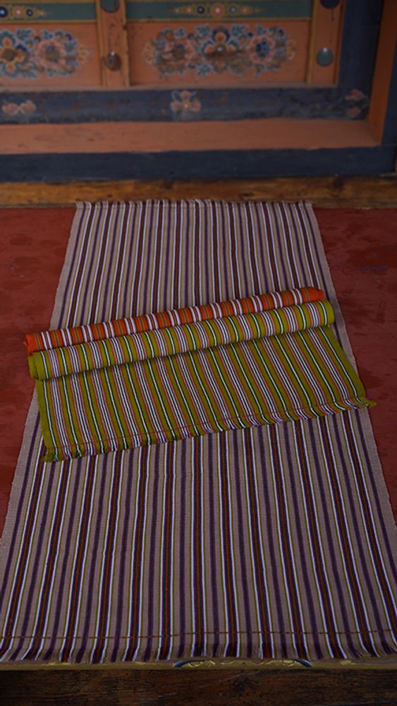 Linge d'office - Chemin de table SABAH - BHUTAN TEXTILES