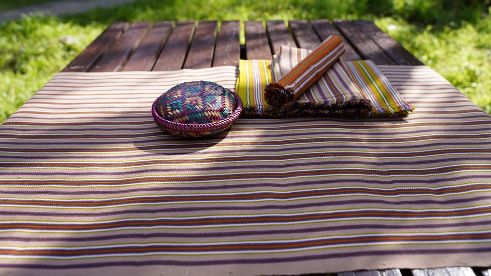 Linge d'office - Chemin de table SABAH - BHUTAN TEXTILES