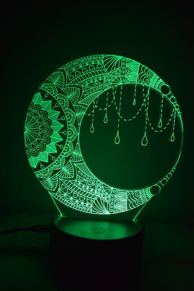 Gifts - LED Night Light Moon Table Lamp Decoration - BHDECOR