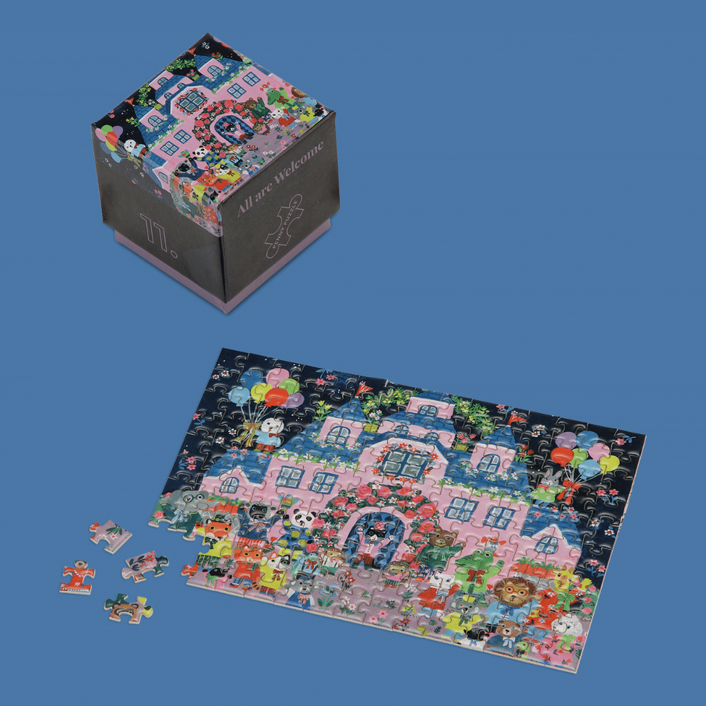 Design objects - 150 pcs Penny Puzzle Tea please mini jigsaw puzzle illustrated micro jigsaw puzzle for adults - PENNY PUZZLE