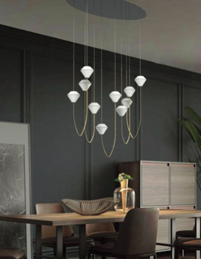 Suspensions - GAMME DE LUSTRES EN PORCELAINE ET IMPRESSION 3D - OCTAVIO AMADO