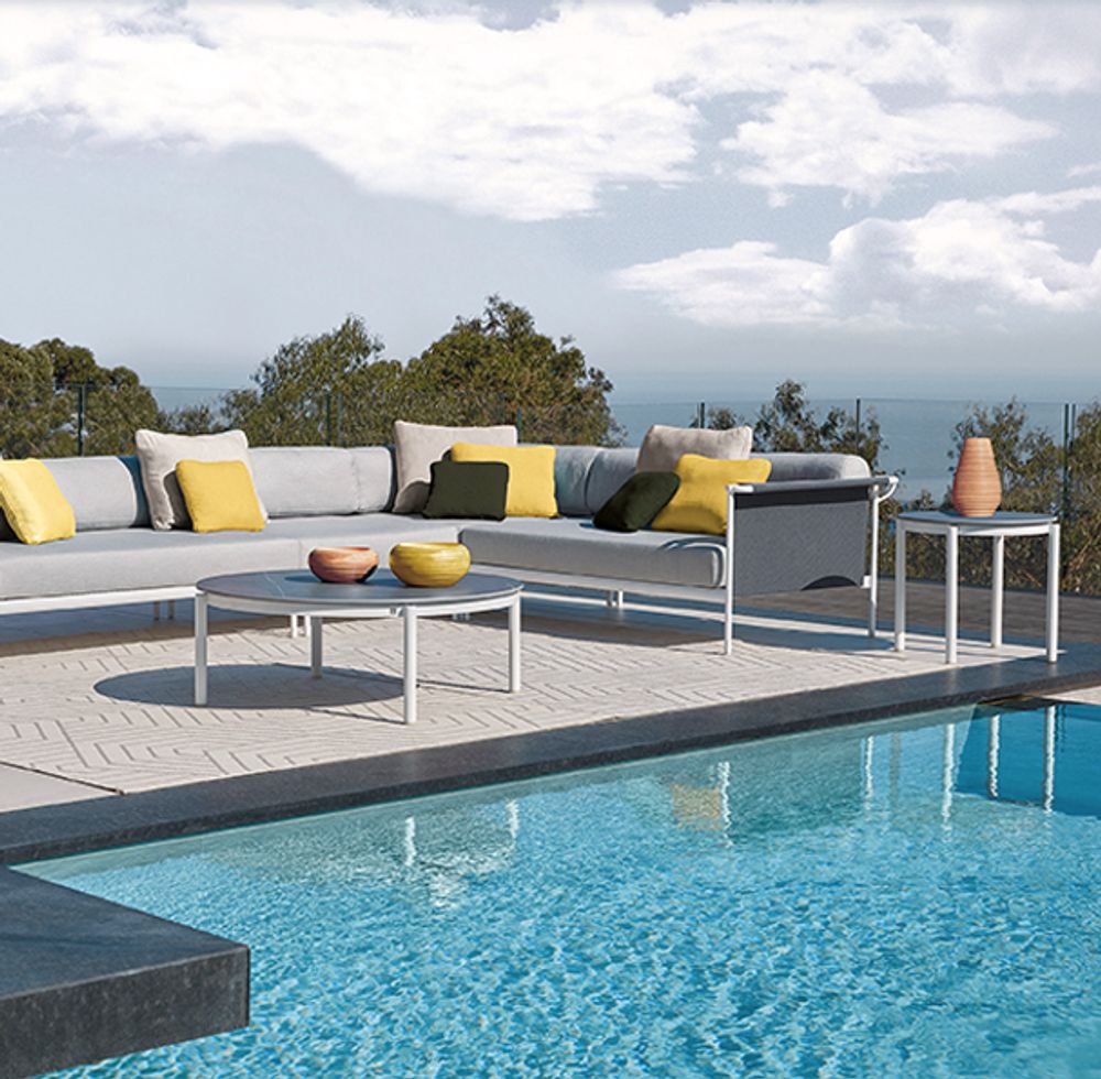 Tables de jardin - Table basse OUTLINE dim.110 céramique - SIFAS