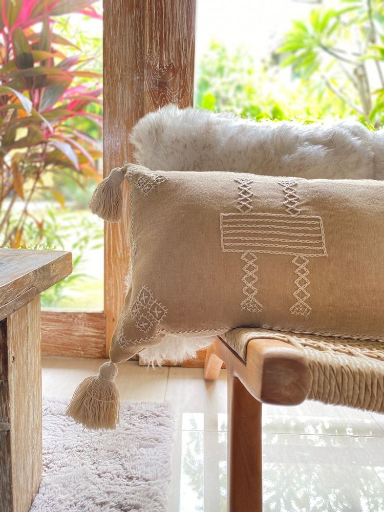 Coussins - Housse de coussin lombaire extra longue Paris - MY BALI LIVING