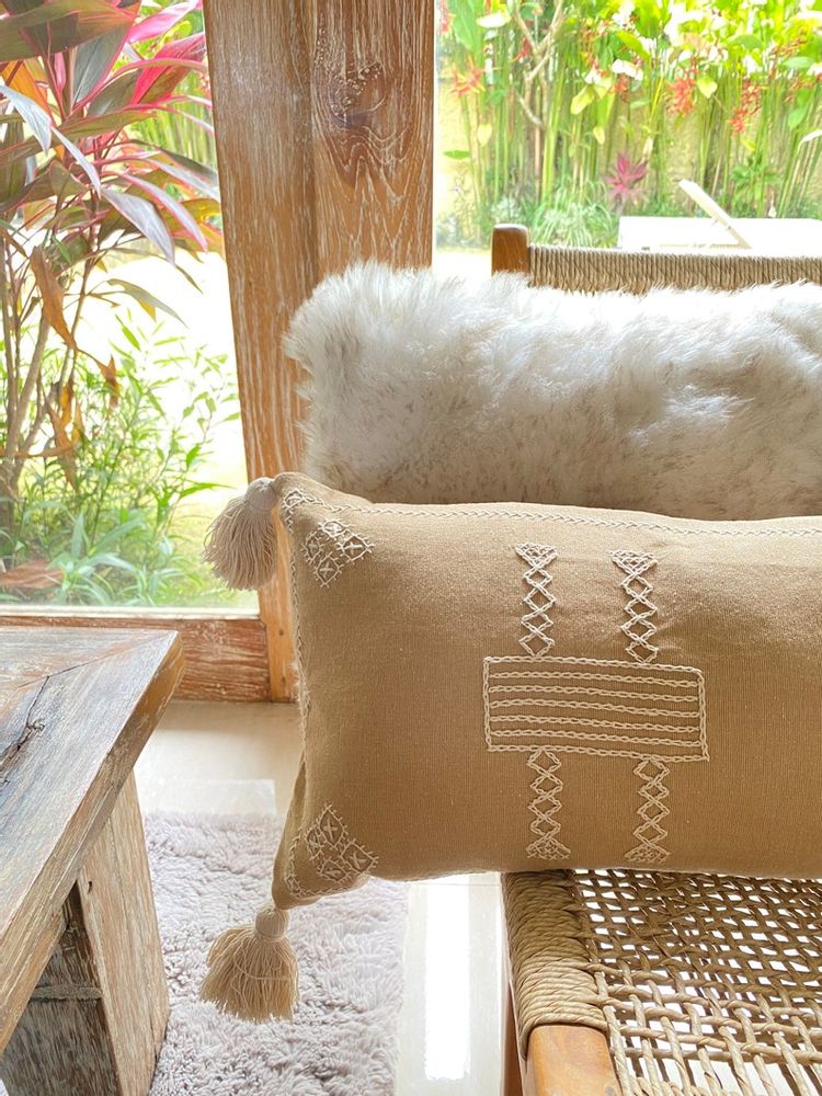 Coussins - Housse de coussin lombaire extra longue Paris - MY BALI LIVING