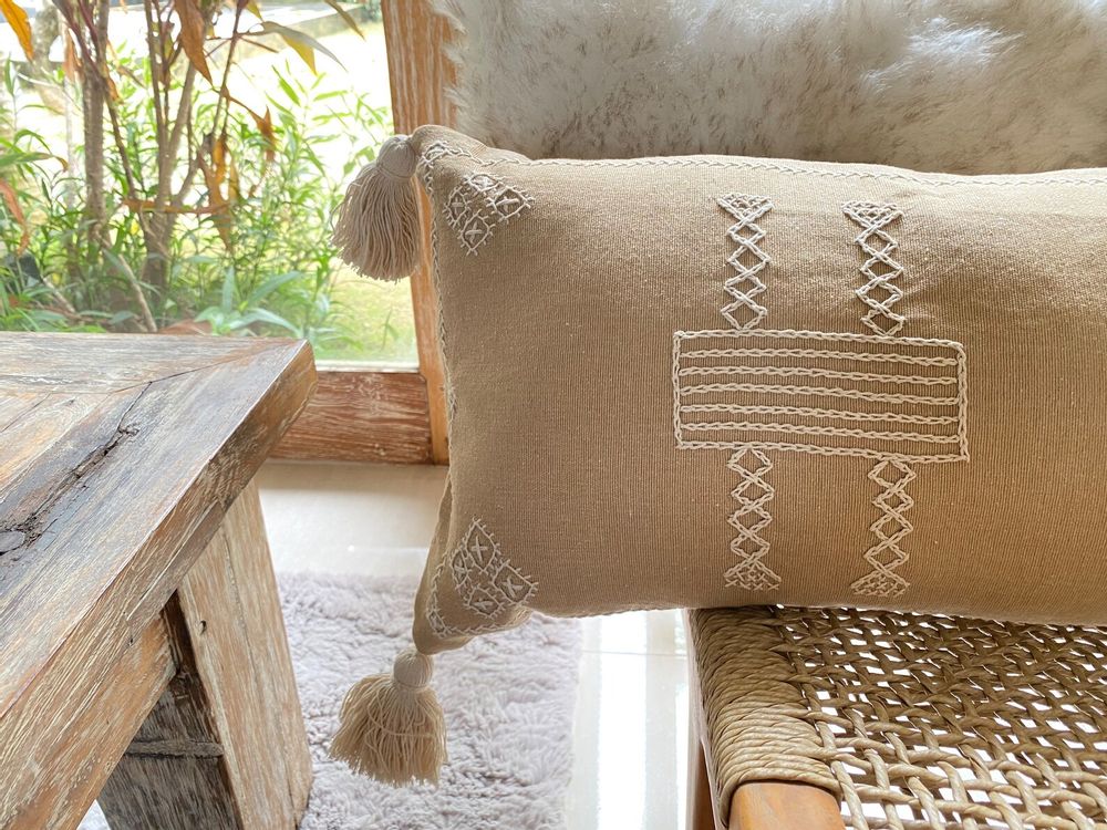 Coussins - Housse de coussin lombaire extra longue Paris - MY BALI LIVING