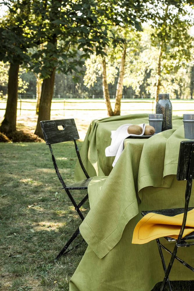 Table linen - Florence Platane - Linen towel, set, head-to-head and tablecloth - ALEXANDRE TURPAULT