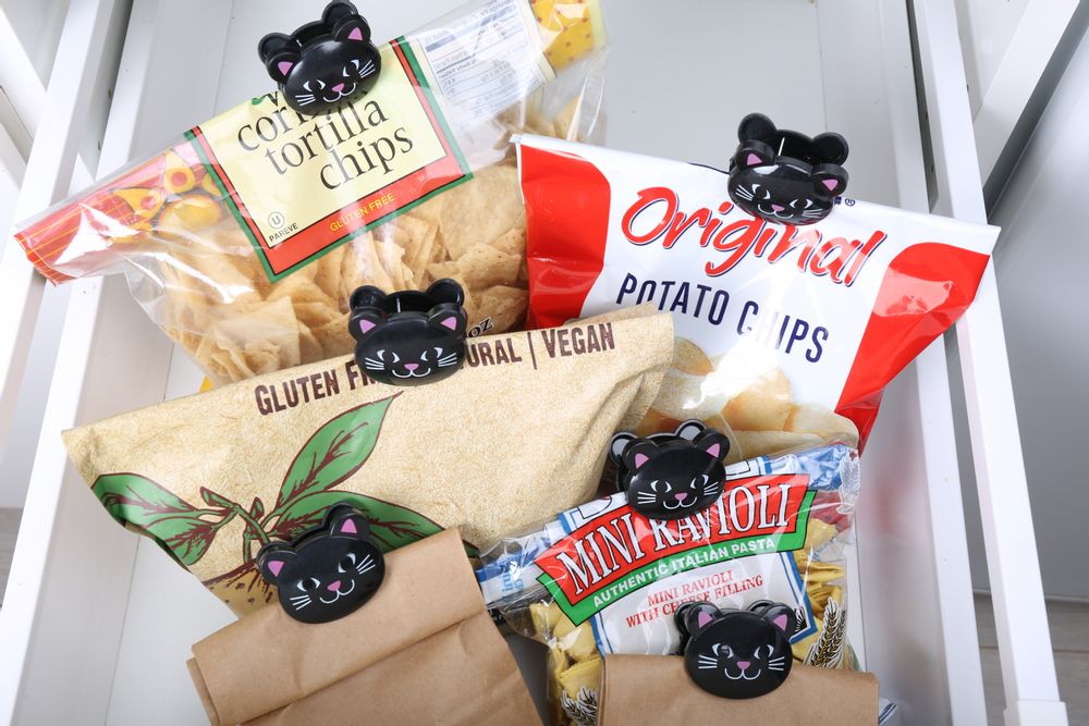 Ustensiles de cuisine - CLIPS DE SAC  CHAT - KIKKERLAND