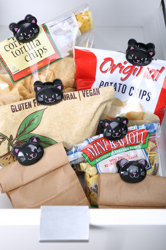 Ustensiles de cuisine - CLIPS DE SAC  CHAT - KIKKERLAND