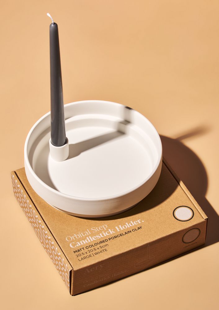 Céramique - Bougeoirs en céramique Orbital Step - AERY LIVING