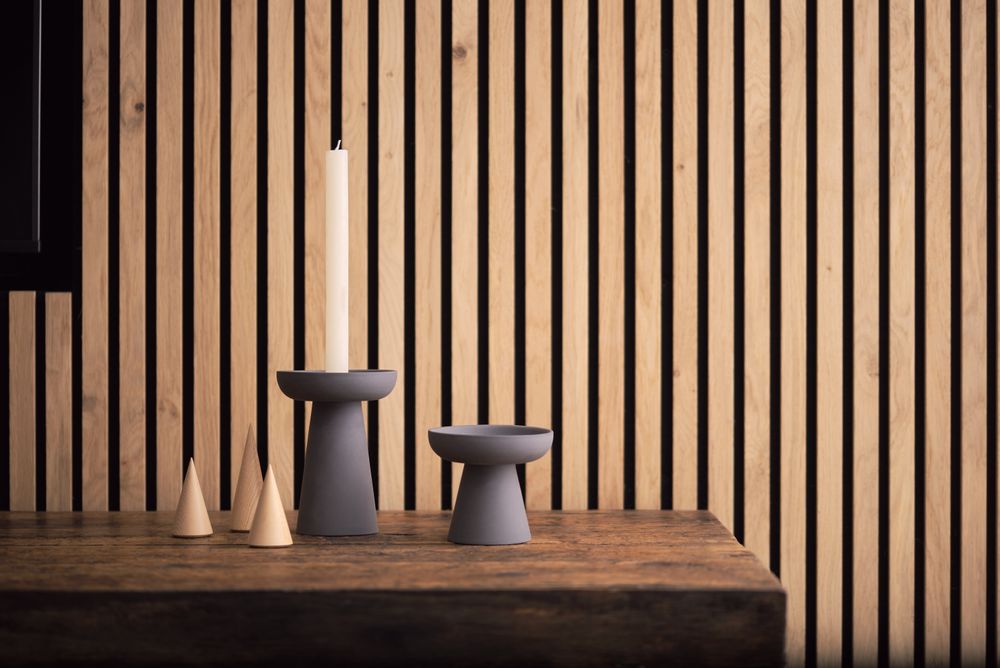 Gifts - Porcini Ceramic Candle Holders - AERY LIVING