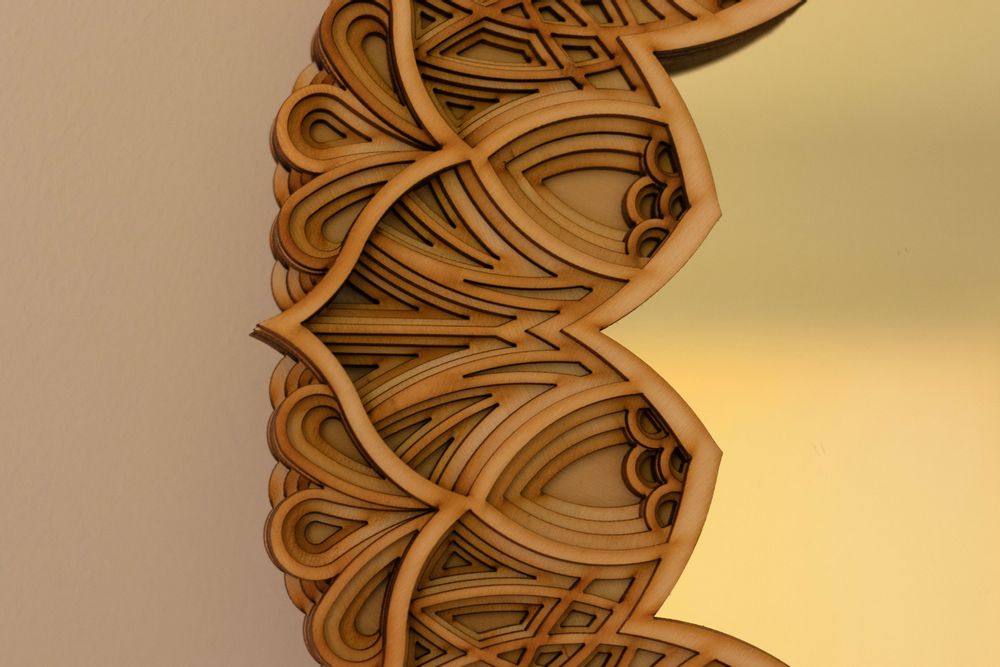 Miroirs - Miroir mural Art Déco - BHDECOR