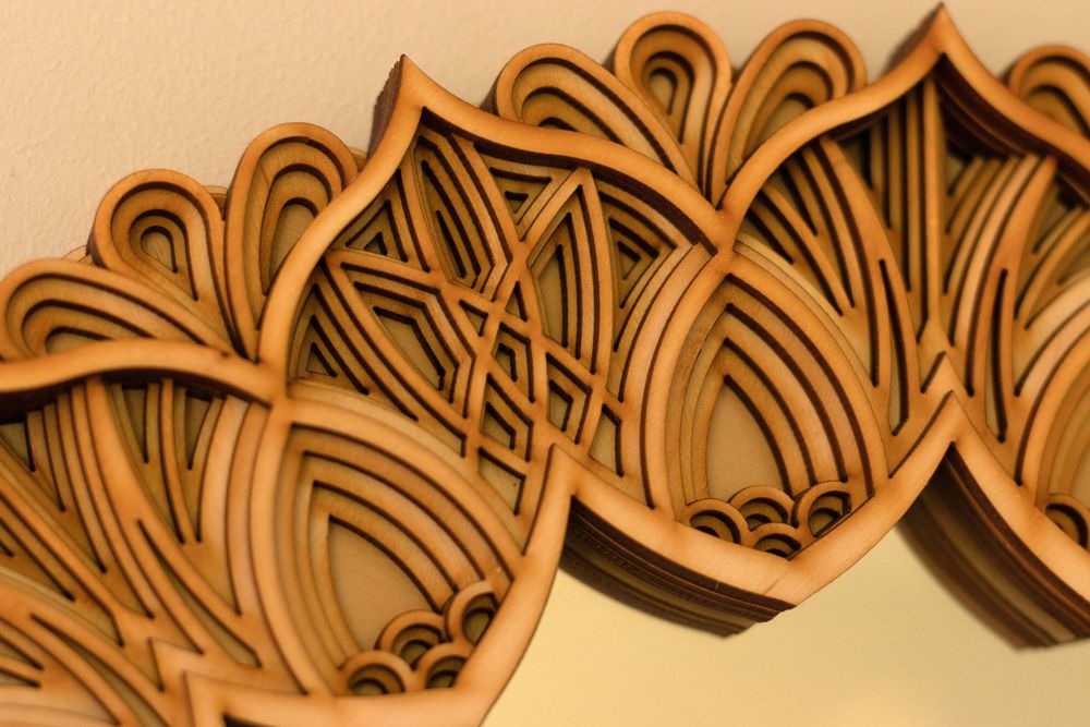 Miroirs - Miroir mural Art Déco - BHDECOR